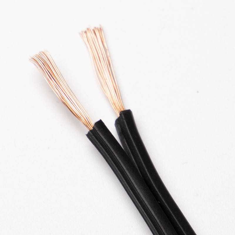 Cable paralelo plano 12, 14 awg para cable luz plano