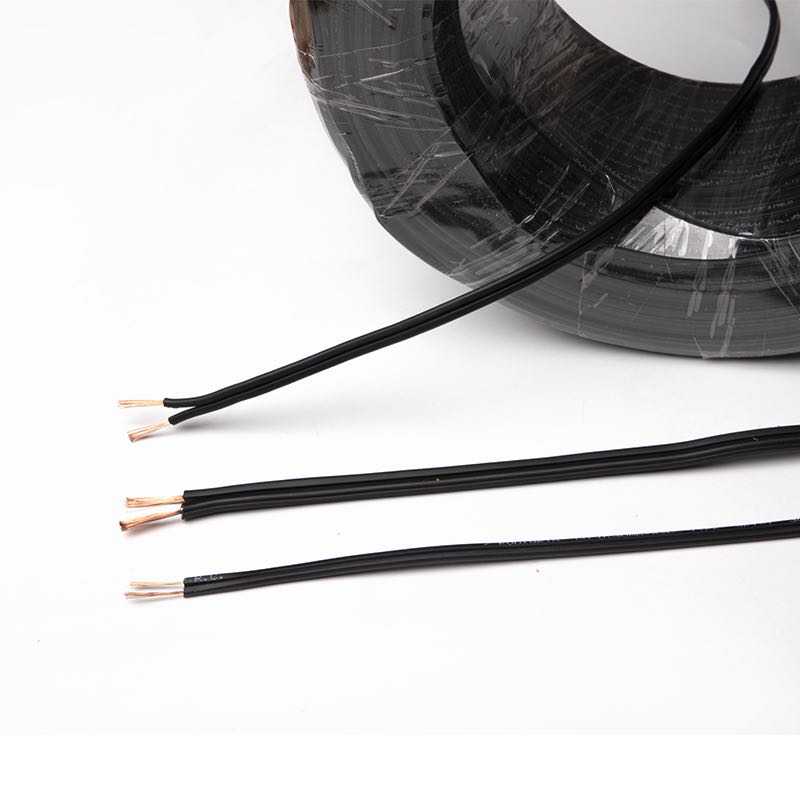 Cable paralelo plano 12, 14 awg para cable luz plano