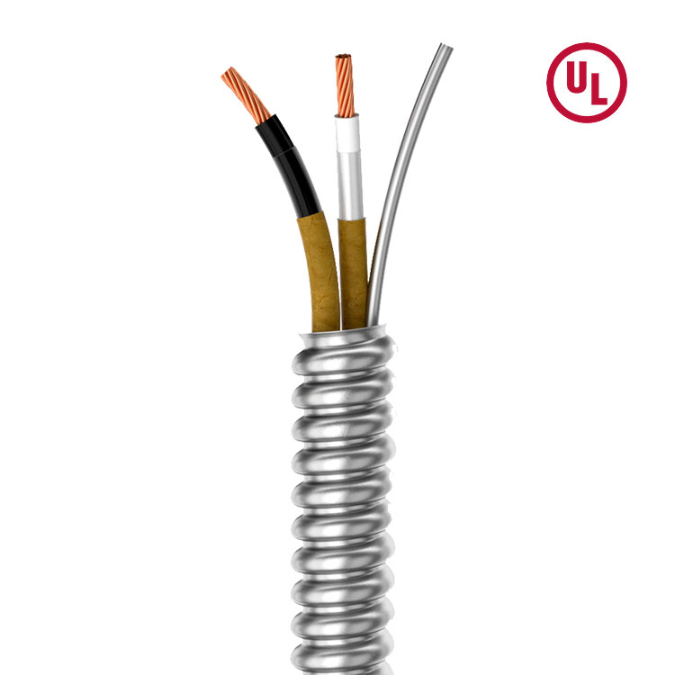 Cable blindado de aluminio con enclavamiento canadiense Cable AC 90