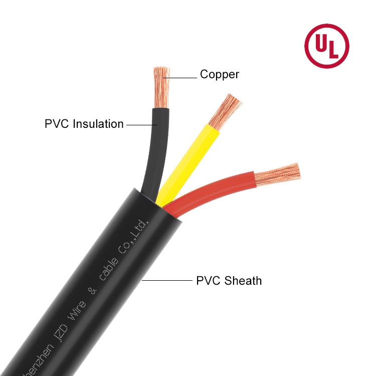 UL2464 80°C 300V PVC cable de señal