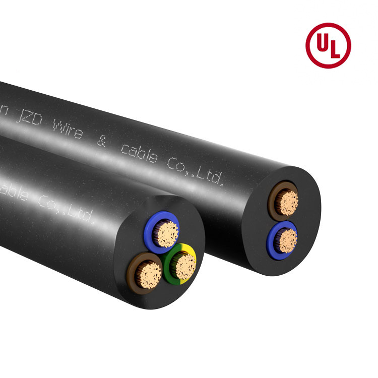Cable de caucho con certificación UL American Standard Cable impermeable SOOW Oilproof