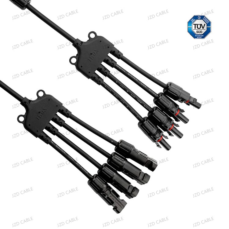 Conector solar fotovoltaico Conector en Y 1×2 1×3 1×4