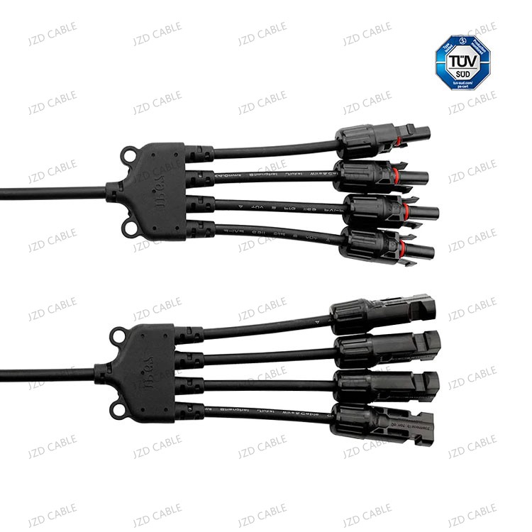 Conector solar fotovoltaico Conector en Y 1×2 1×3 1×4